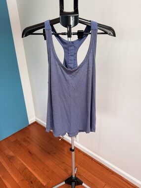 Banana Republic Slate Blue Racerback Tank